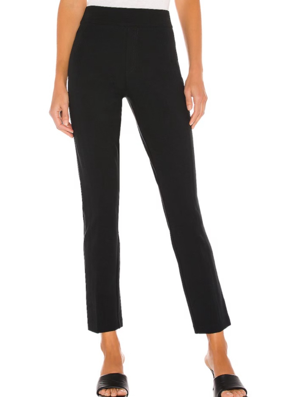 SPANX SPANXsmooth™ PerfectFit Ponte Slim Straight Pant in Black Women’s Medium